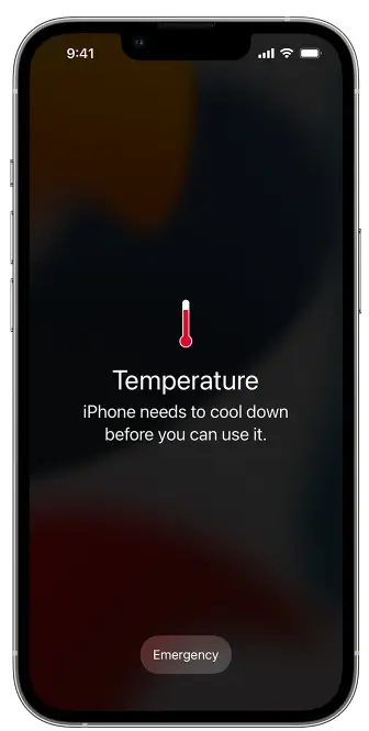 Overheating iPhone